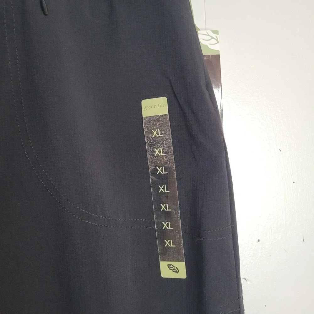 Green Tea Skort Women's Size XL Black Stretch Woven Pickleball Tennis Golf Skirt